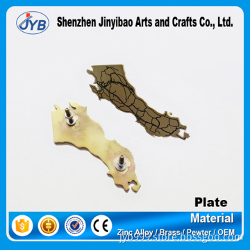 cheap price custom pin back label with low mininum order